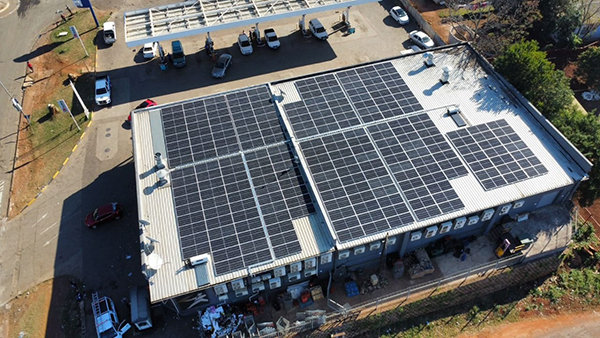 Commercial Solar Installation completed