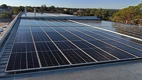 Commercial Solar Installation completed